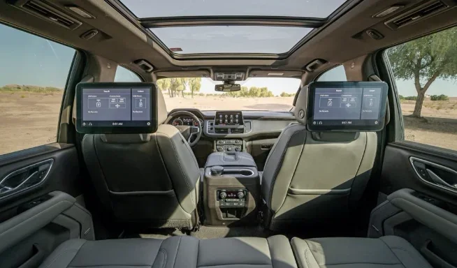 Chevrolet Suburban luxury SUV interior for Vancouver airport and chauffeur service